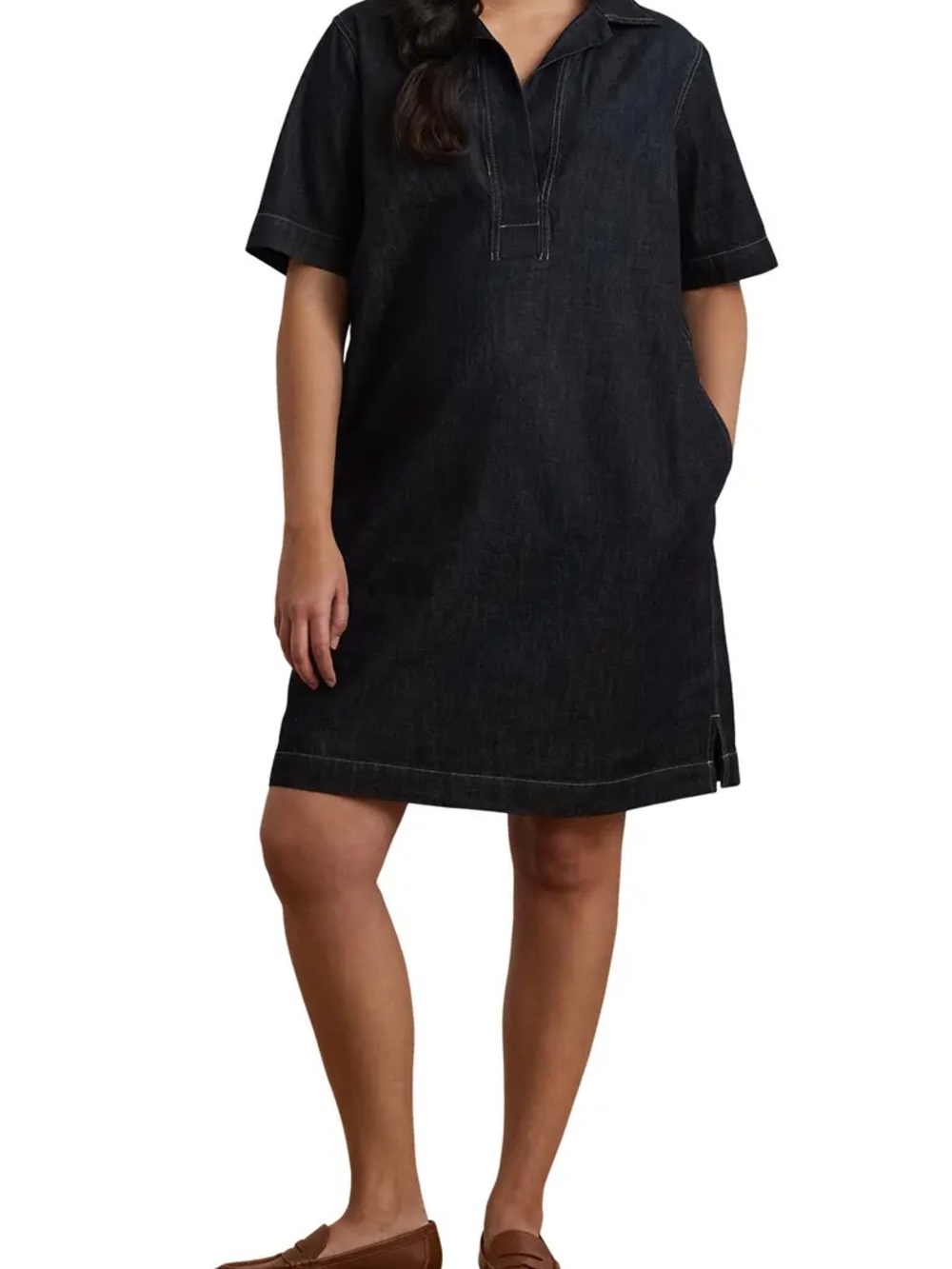 Ralph Lauren Dark Indigo Denim Tunic - Picture 7 of 12